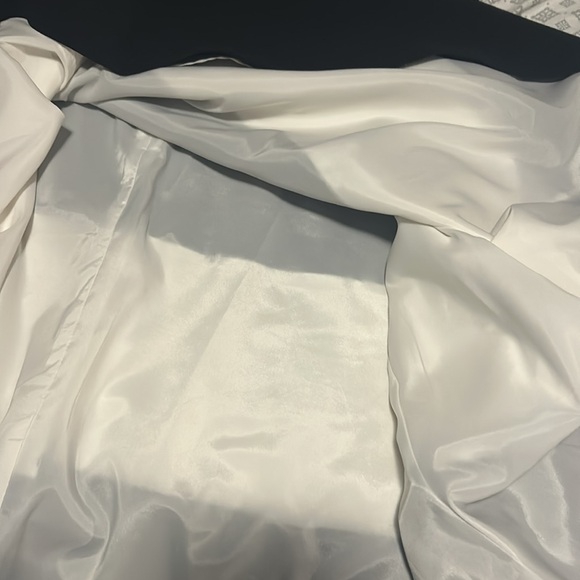 Ann Taylor Black and White Sheath Midi Dress - 18 - Picture 7 of 8